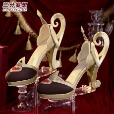 画像18: 【三分妄想1/3Delusion】原神 Genshin 魔女会・コードA アリス-Alice コスプレ衣装/ウィッグ/靴 コスチューム (18)