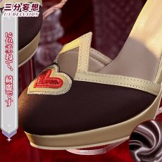 画像19: 【三分妄想1/3Delusion】原神 Genshin 魔女会・コードA アリス-Alice コスプレ衣装/ウィッグ/靴 コスチューム (19)