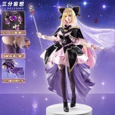 画像1: 【三分妄想1/3Delusion】名探偵プリキュア！ 森亜 るるか コスプレ衣装/ウィッグ コスチューム (1)