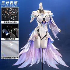 画像1: 【三分妄想1/3Delusion】鳴潮 メイチョウ Wuthering Waves エイメス-Aemeath コスプレ衣装/ウィッグ/靴 コスチューム (1)