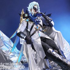 画像2: 【三分妄想1/3Delusion】原神 Genshin 「博士」ドットーレ-Dottore コスプレ衣装/ウィッグ コスチューム (2)