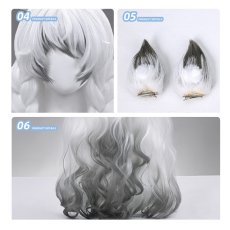画像12: 【三分妄想1/3Delusion】アークナイツ  聖聆プラマニクス コスプレ衣装/ウィッグ/尻尾 コスチューム Arknights　 (12)