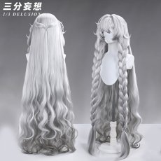 画像15: 【三分妄想1/3Delusion】アークナイツ  聖聆プラマニクス コスプレ衣装/ウィッグ/尻尾 コスチューム Arknights　 (15)