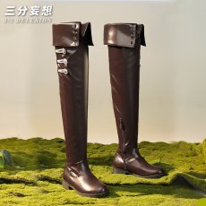 画像17: 【三分妄想1/3Delusion】アークナイツ 新約エクシア 専用コーデ「尋翼の歌」  コスプレ衣装/ウィッグ/ブーツ コスチューム (17)