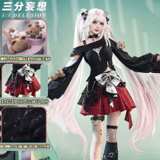 画像1: 【三分妄想1/3Delusion】崩壊スターレイル HonkaiStarRail 火花「甘い夢の電波」 コスプレ衣装/ウィッグ/靴 コスチューム (1)