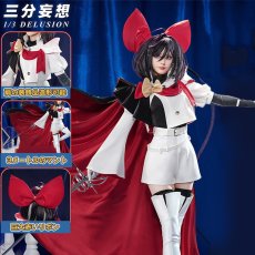 画像1: 【三分妄想1/3Delusion】リボンヒーロー The Ribbon Hero サファイア コスプレ衣装/ウィッグ/レッグカバー コスチューム (1)