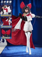 画像2: 【三分妄想1/3Delusion】リボンヒーロー The Ribbon Hero サファイア コスプレ衣装/ウィッグ/レッグカバー コスチューム (2)