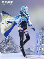画像4: 【三分妄想1/3Delusion】原神 Genshin エウルア-Eula コスプレ衣装/ウィッグ コスチューム (4)