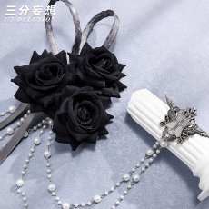 画像5: 【三分妄想1/3Delusion】 黒執事 シエル・ファントムハイヴ コスプレ衣装 黒扉 コスチューム (5)