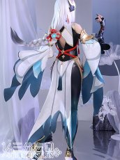 画像3: 【三分妄想1/3Delusion】原神 Genshin 申鶴-しんかく コスプレ衣装/ウィッグ/靴 コスチューム (3)