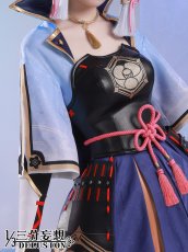 画像4: 【三分妄想1/3Delusion】原神 Genshin 神里綾華-かみさとあやか コスプレ衣装/ウィッグ/靴 コスチューム (4)