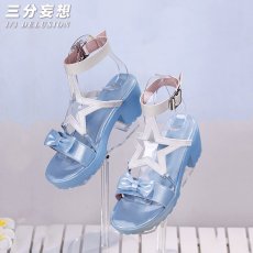 画像16: 【三分妄想1/3Delusion】崩壊スターレイル HonkaiStarRail ロビン・夏空の歌 コスプレ衣装/ウィッグ/靴 コスチューム (16)