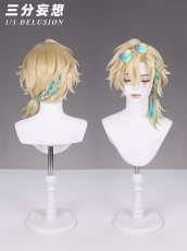 画像9: 【三分妄想1/3Delusion】崩壊スターレイル HonkaiStarRail アベンチュリン・波と戯れる夏 水着 コスプレ衣装/ウィッグ/靴 コスチューム (9)