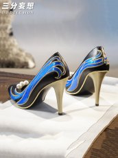 画像18: 【三分妄想1/3Delusion】鳴潮 メイチョウ Wuthering Waves 穂穂-スイスイ コスプレ衣装/ウィッグ/靴 コスチューム (18)