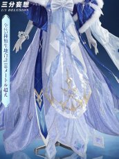 画像5: 【三分妄想1/3Delusion】原神 Genshin  氷神 アナスターシャ コスプレ衣装/ウィッグ/靴 コスチューム (5)
