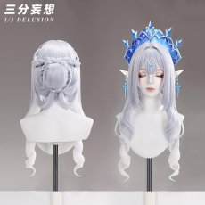 画像9: 【三分妄想1/3Delusion】原神 Genshin  氷神 アナスターシャ コスプレ衣装/ウィッグ/靴 コスチューム (9)