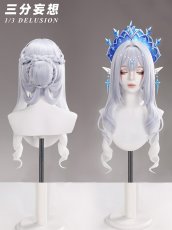 画像12: 【三分妄想1/3Delusion】原神 Genshin  氷神 アナスターシャ コスプレ衣装/ウィッグ/靴 コスチューム (12)