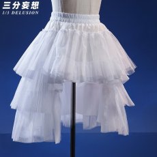 画像1: 【三分妄想1/3Delusion】原神 Genshin  氷神 アナスターシャ コスプレ衣装専用パニエ コスチューム (1)