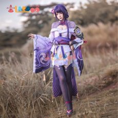 画像2: 【生産停止】原神 Genshin 稲妻 雷電将軍 コスプレ衣装 コスチューム cosplay (2)