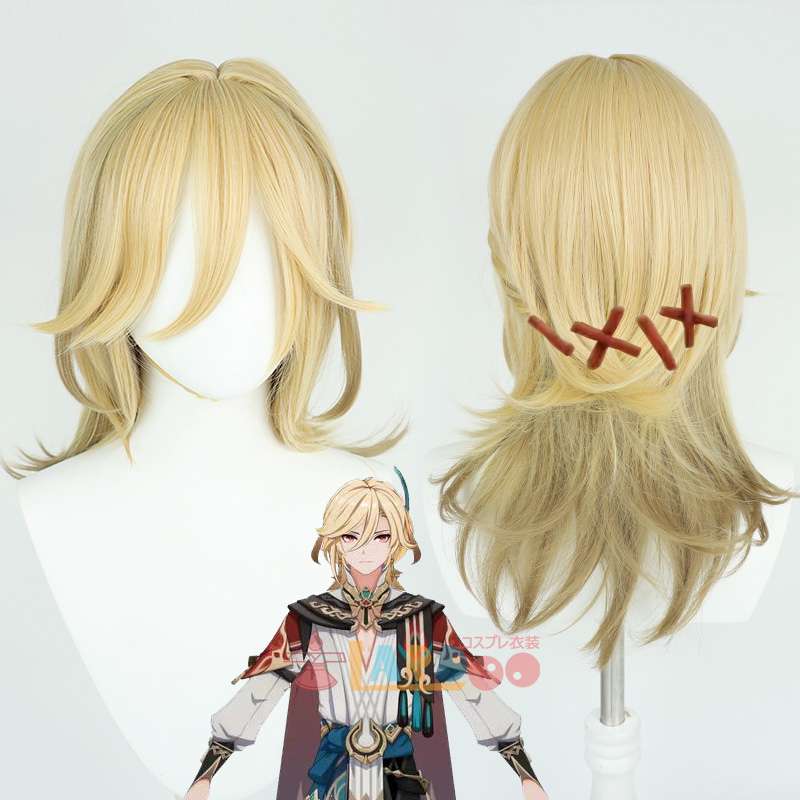 通常在庫品 原神 コスプレ カーヴェ ウィッグ ヘアピン - 通販 - www