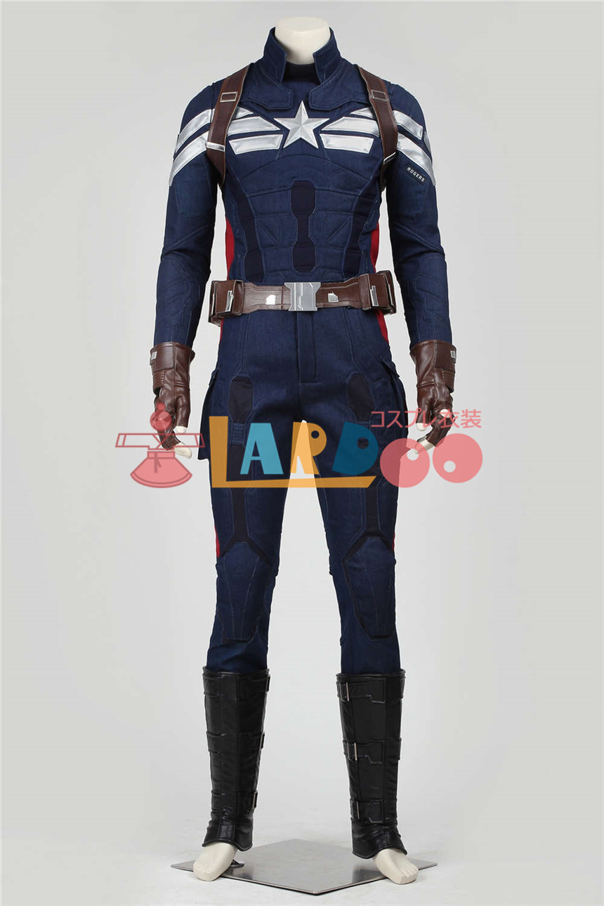 キャプテンアメリカ2 ウィンター ソルジャー スティーブ ロジャース コスプレ衣装 コスチューム cosplay