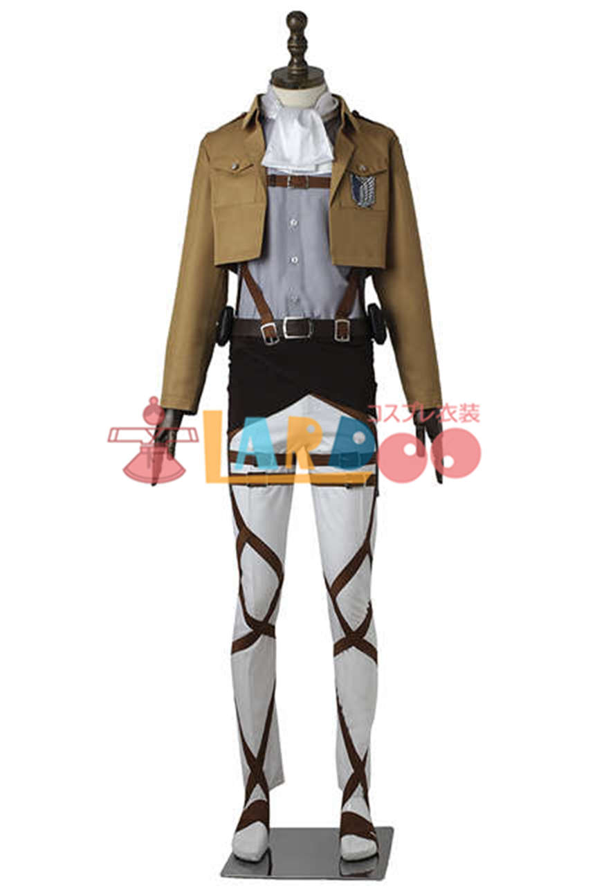 進撃の巨人 リヴァイ 調査兵団 マント付き コスプレ衣装 コスプレ コスチューム cosplay