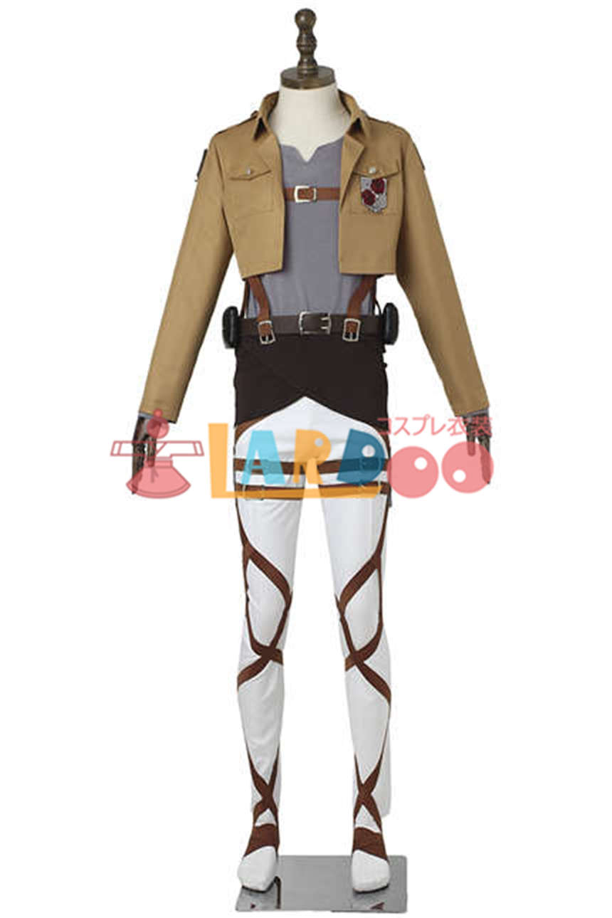進撃の巨人 駐屯兵団 マント付き コスプレ衣装 アニメ コスプレ コスチューム ゲーム Cosplay