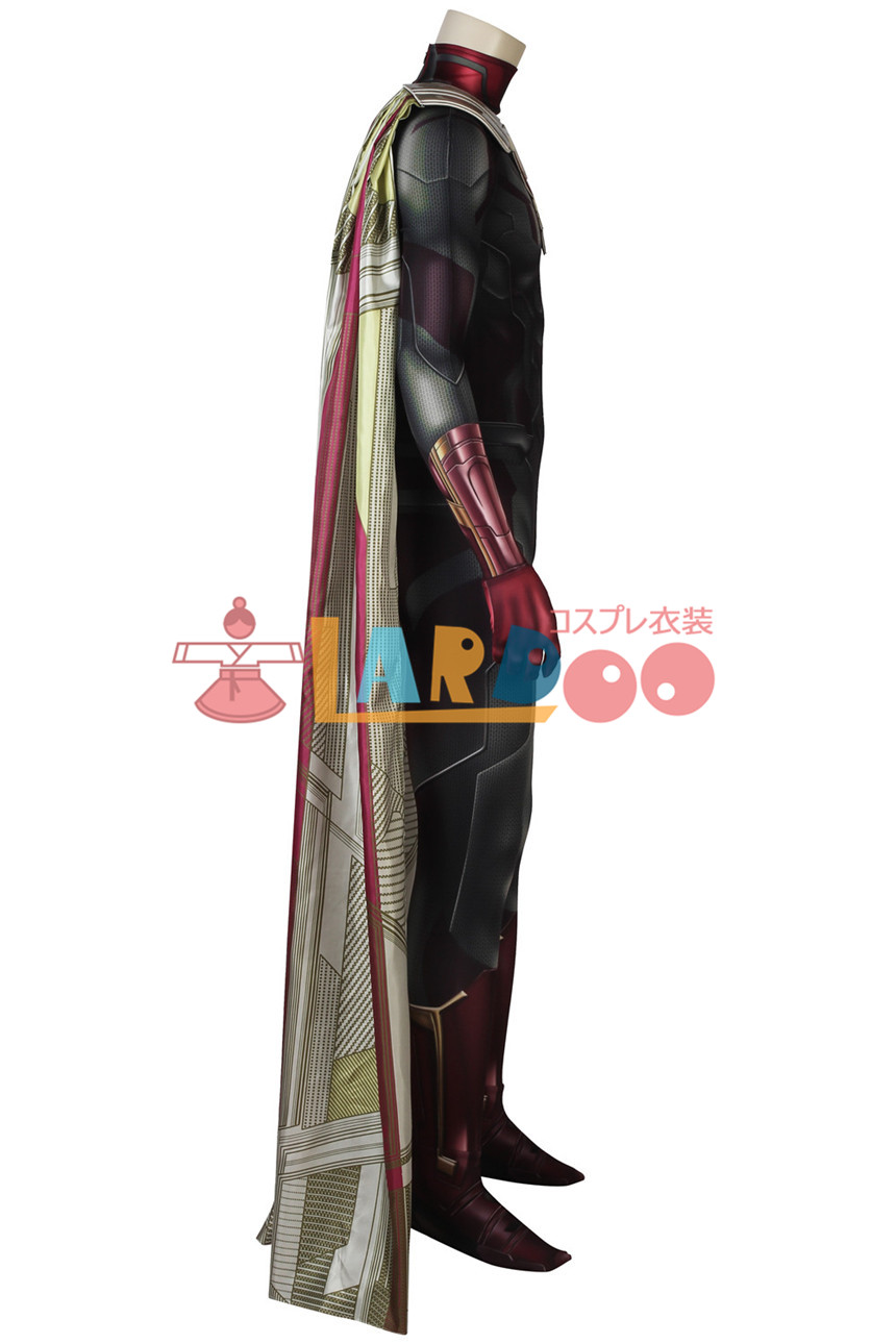 アベンジャーズ／インフィニティ・ウォーAvengers: Infinity War ヴィジョン 全身タイツ ジャンプスーツコスプレ衣装 コスチューム  cosplay