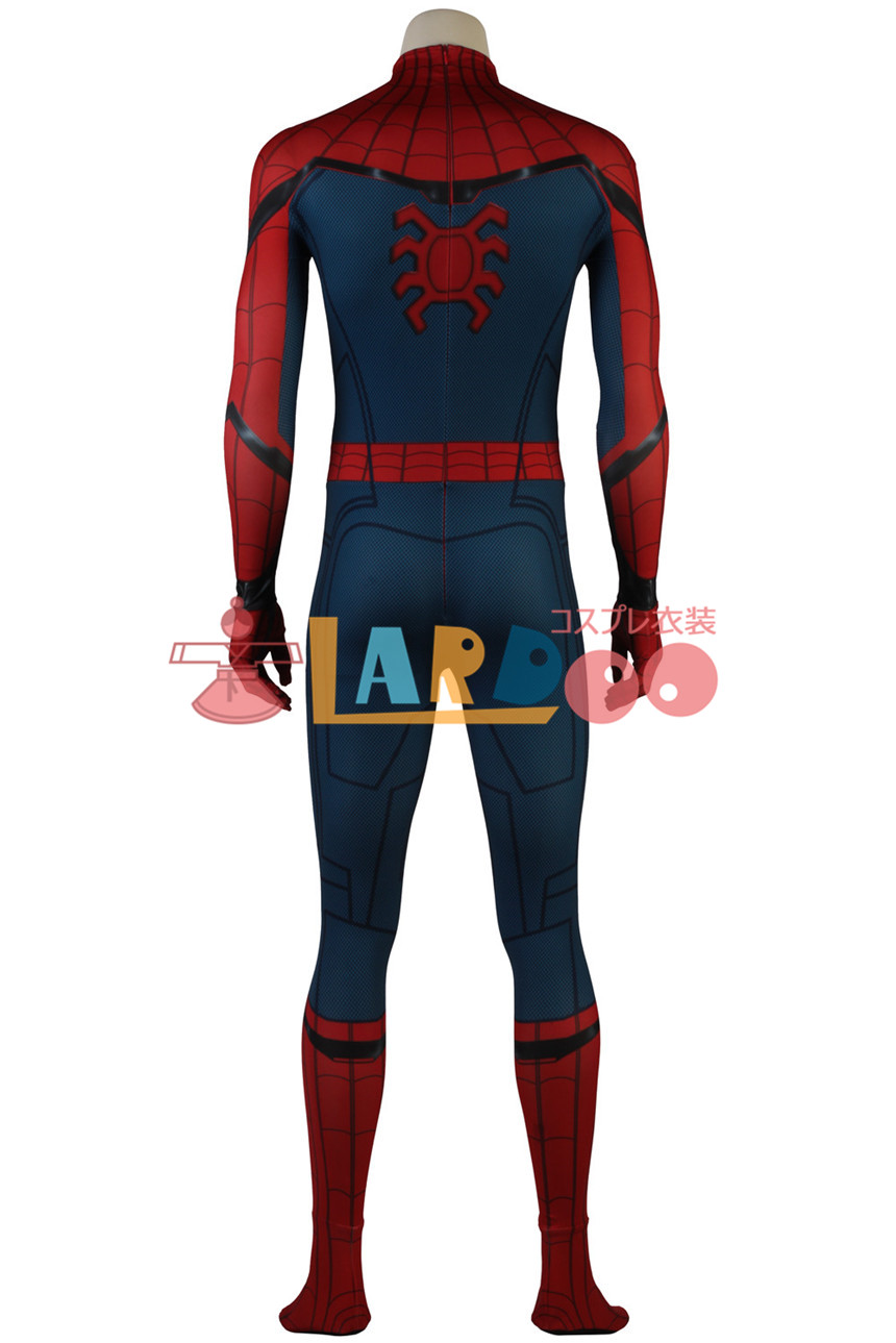 スパイダーマンホームカミング ピーター ベンジャミン パーカー ジャンプスーツ コスプレ衣装 コスチューム cosplay