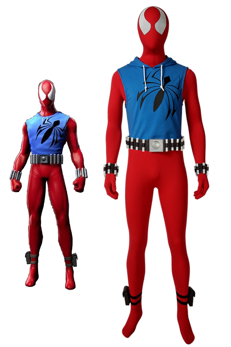 画像1: スカーレット・スパイダー ベン・ライリー Scarlet Spider  Ben Reilly コスプレ衣装 コスチューム cosplay (1)
