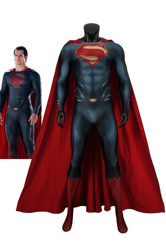 マン オブ スティール クラーク ケント カル エル スーパーマン Man Of Steel Superman Clark Kent ジャンプスーツコスプレ衣装 コスチューム Cosplay
