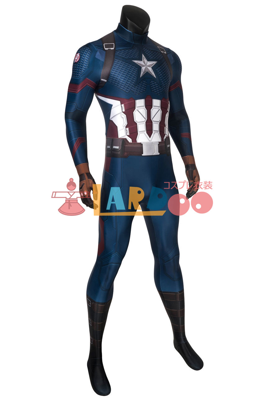 アベンジャーズ/エンドゲーム スティーブ ロジャース キャプテン アメリカ Avengers: Endgame Steven Rogers  Captain America 全身タイツ ジャンプスーツ コスプレ衣装 コスチューム cosplay