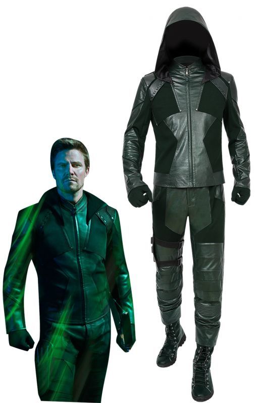 画像1: アロー シーズン５ オリバー・クイーン アロー Arrow Season 8 Arrow Oliver Queen コスプレ衣装 コスチューム  cosplay (1)