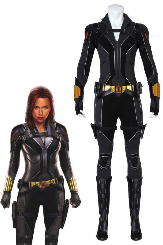 画像1: ブラック・ウィドウ ナターシャ・ロマノフ Black Widow Natasha Romanoff suit コスプレ衣装 コスチューム cosplay (1)