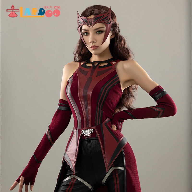画像1: スカーレット・ウィッチ ワンダ Wanda Vision Scarlet Witch Wanda コスプレ衣装 コスチューム cosplay (1)