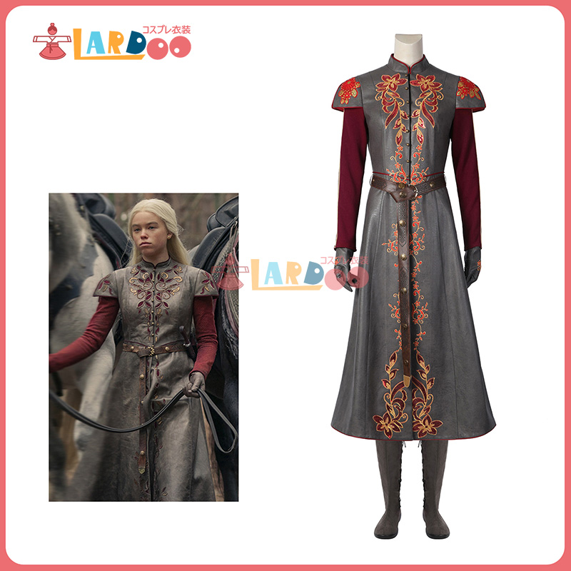 画像1: ハウス・オブ・ザ・ドラゴン House of the Dragon レイニラ・ターガリエン Rhaenyra Targaryen コスプレ衣装 コスチューム cosplay (1)