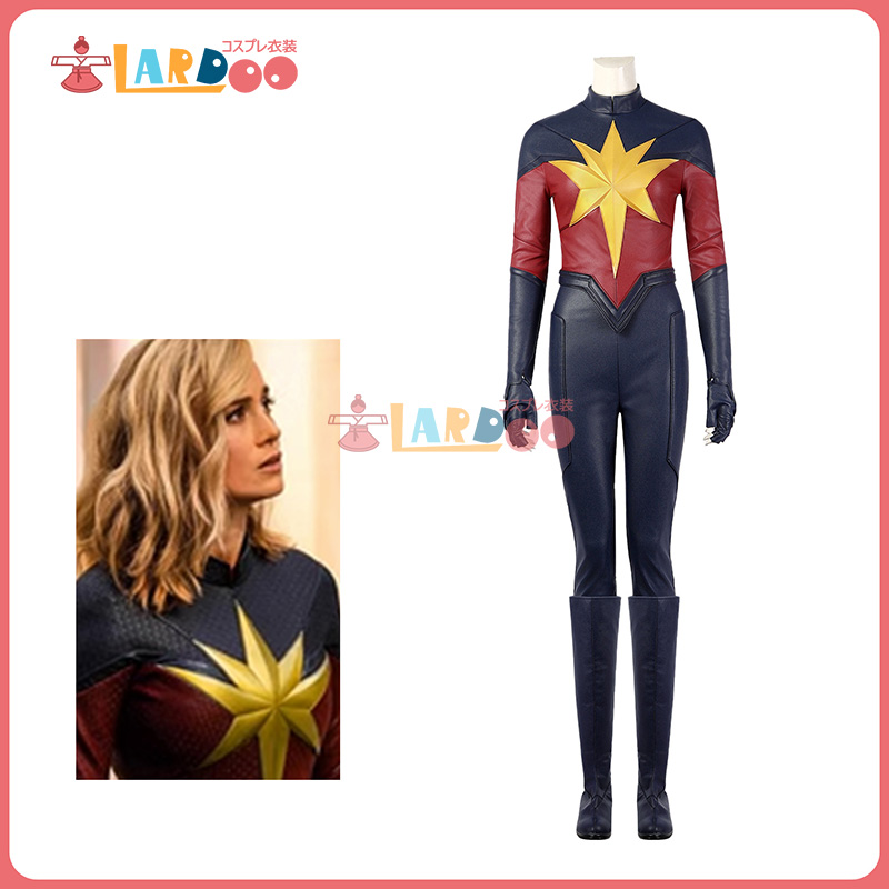 画像1: マーベルズ The Marvels キャプテン・マーベル キャロル・ダンヴァー/ダンバース Carol Danvers  コスプレ衣装 コスチューム cosplay (1)