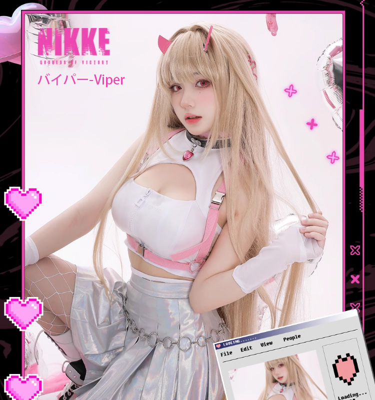 勝利の女神：NIKKE バイパー-Viper コスプレ衣装 携帯ストラップ付き