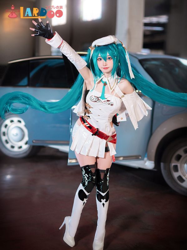 【生産停止】VOCALOID 初音ミク レーシングミク2023 コスプレ衣装 コスチューム cosplay