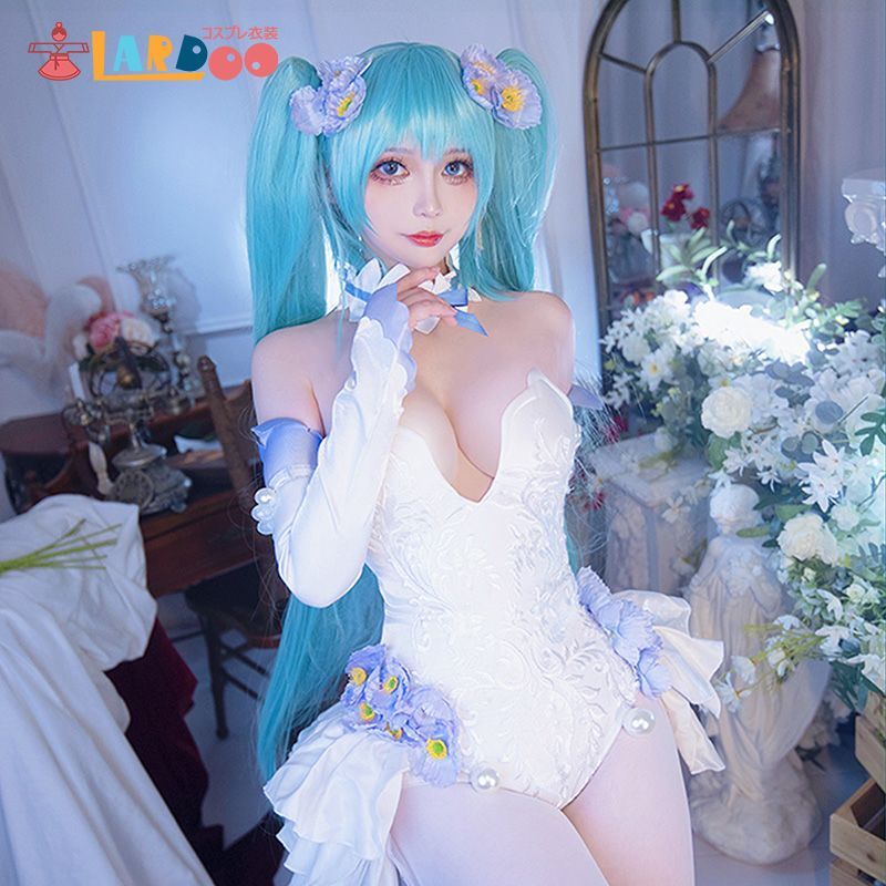 画像1: VOCALOID 初音ミク Flower Fairy ネモフィラ コスプレ衣装 コスチューム cosplay (1)