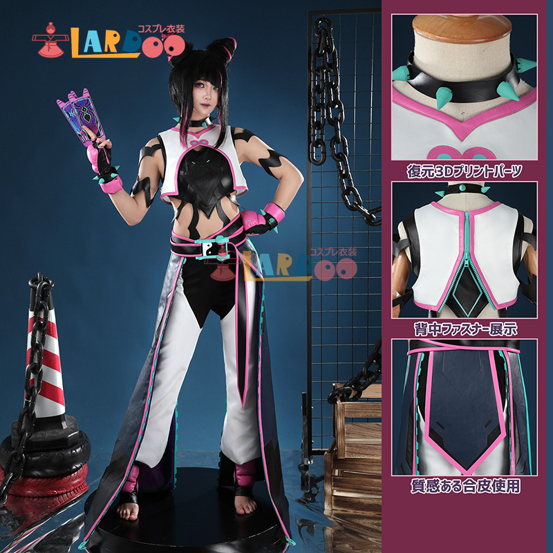 画像1: オーバーウォッチ2 × ストリートファイター6 OW2 キリコ×ジュリ コスプレ衣装 コスチューム cosplay (1)