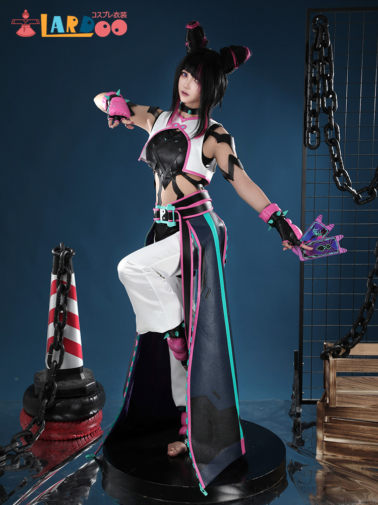 画像3: オーバーウォッチ2 × ストリートファイター6 OW2 キリコ×ジュリ コスプレ衣装 コスチューム cosplay (3)