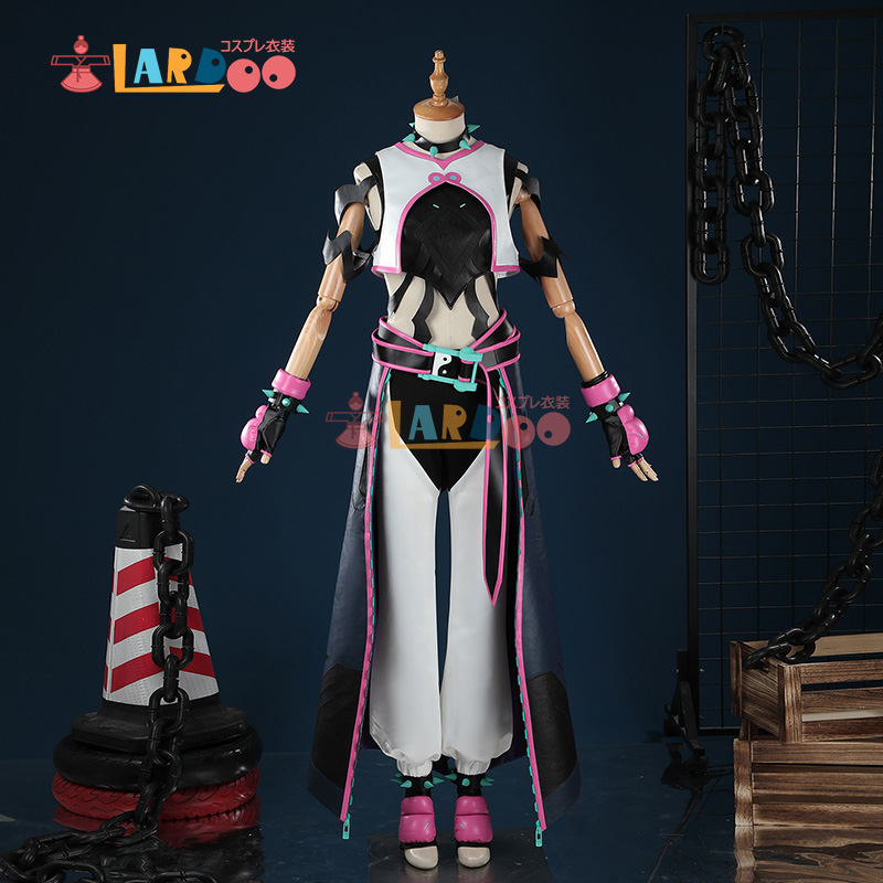 画像7: オーバーウォッチ2 × ストリートファイター6 OW2 キリコ×ジュリ コスプレ衣装 コスチューム cosplay (7)