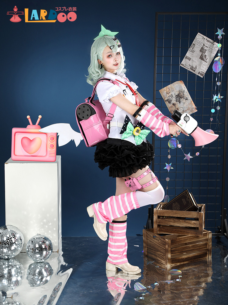 画像4: ゼンレスゾーンゼロ ゼンゼロ 「妄想エンジェル」 千夏ラミエル コスプレ衣装 コスチューム cosplay (4)