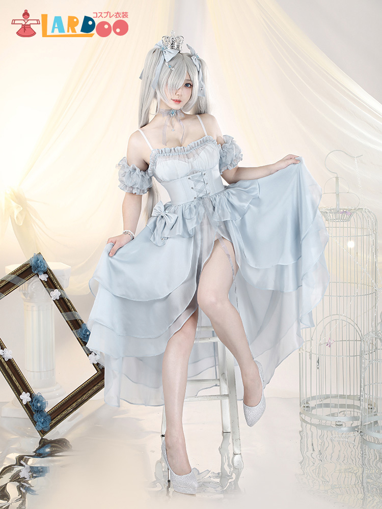 画像2: 勝利の女神:NIKKE ニケ シンデレラ  「ガラスのプリンセス」 コスプレ衣装 コスチューム cosplay (2)