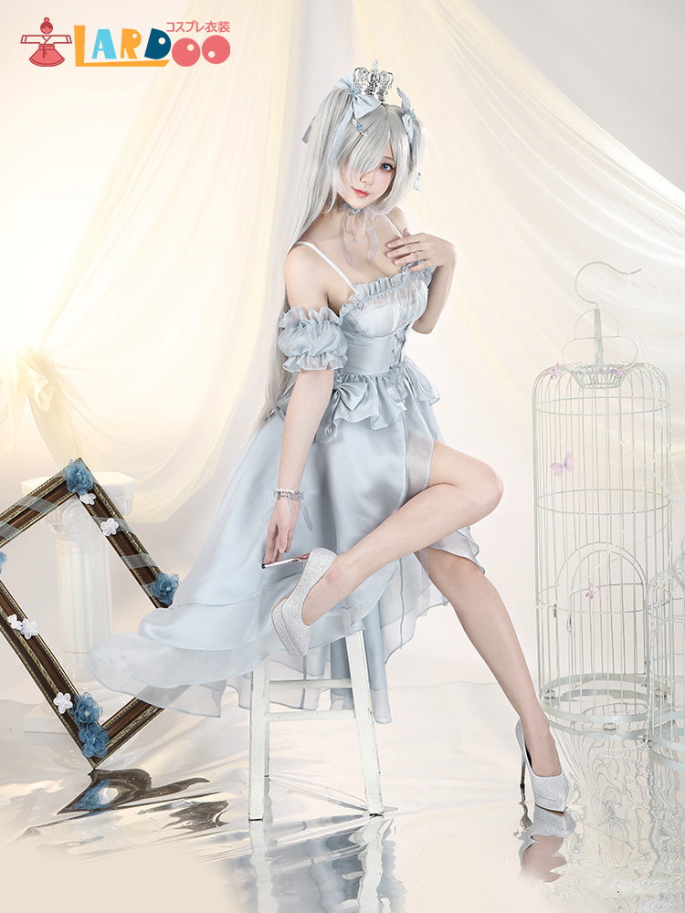 画像4: 勝利の女神:NIKKE ニケ シンデレラ  「ガラスのプリンセス」 コスプレ衣装 コスチューム cosplay (4)
