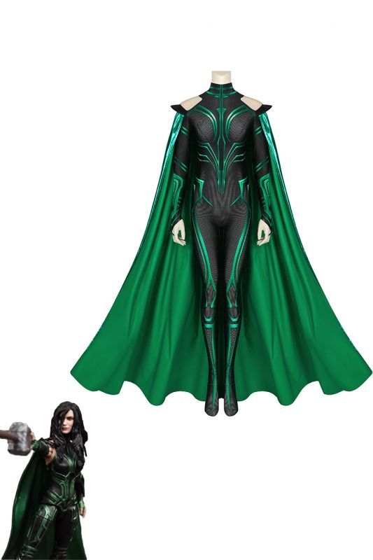 マイティ・ソー バトルロイヤル ヘラ THOR 3 Ragnarok Trailer Hela ジャンプスーツ コスプレ衣装 コスチューム  cosplay