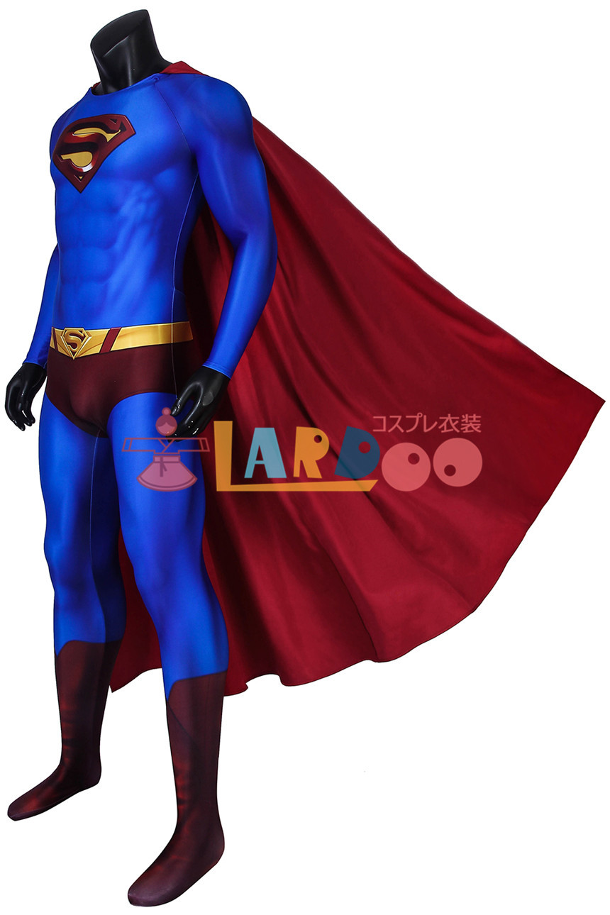 スーパーマン リターンズ クラーク ケント スーパーマン Superman Returns Superman Clark Kent ジャンプスーツコスプレ衣装 コスチューム Cosplay