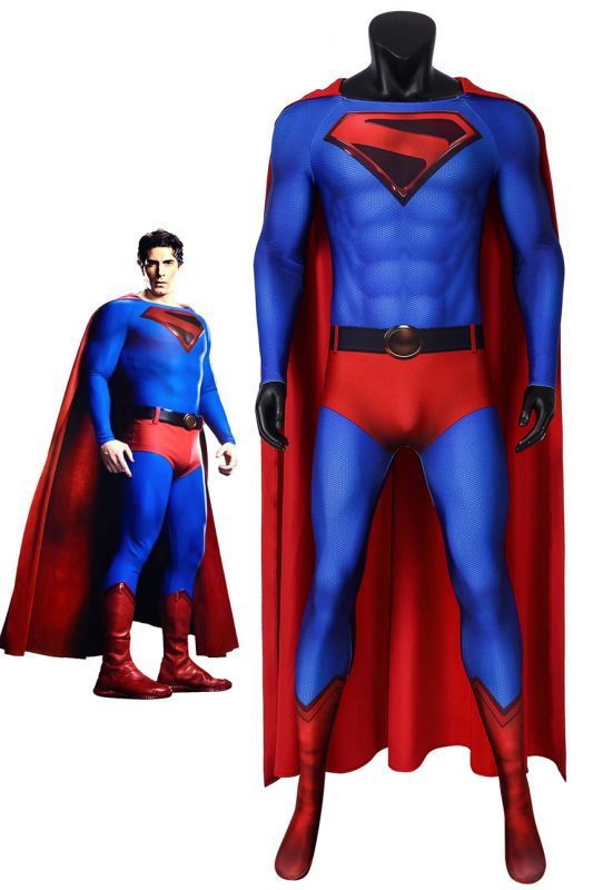 クライシス オン インフィニット アース スーパーマン カル エル クラーク ケント Crisis On Infinite Earths Superman Kal El Clark Kent ジャンプスーツコスプレ衣装 コスチューム Cosplay