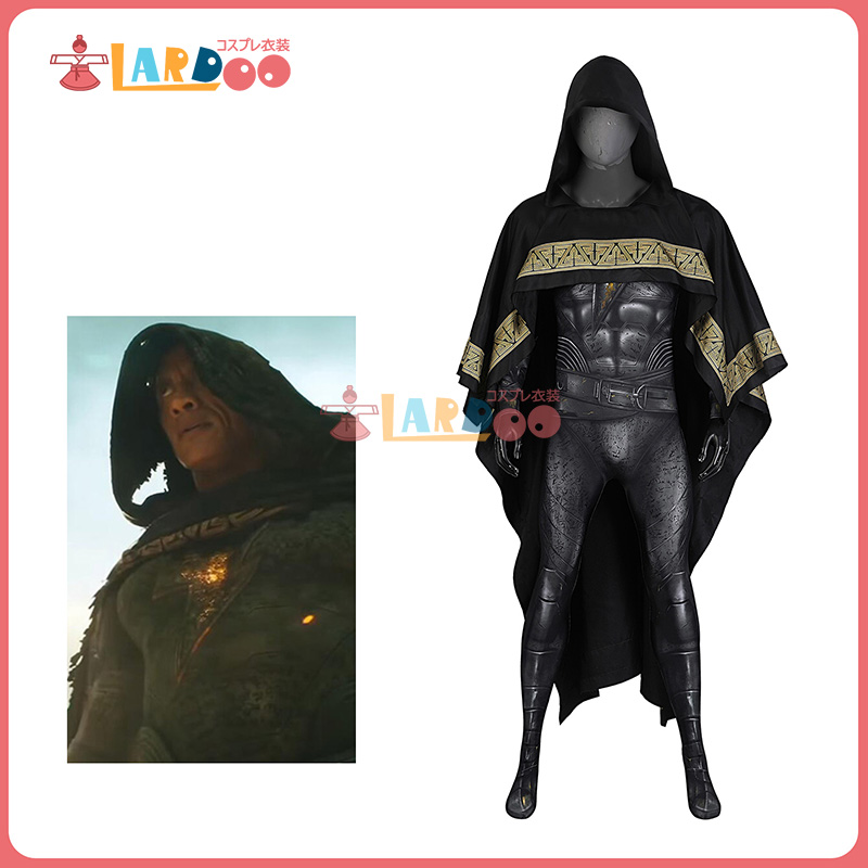 画像1: ブラックアダム Black Adam ジャンプスーツ コスプレ衣装  コスチューム cosplay (1)